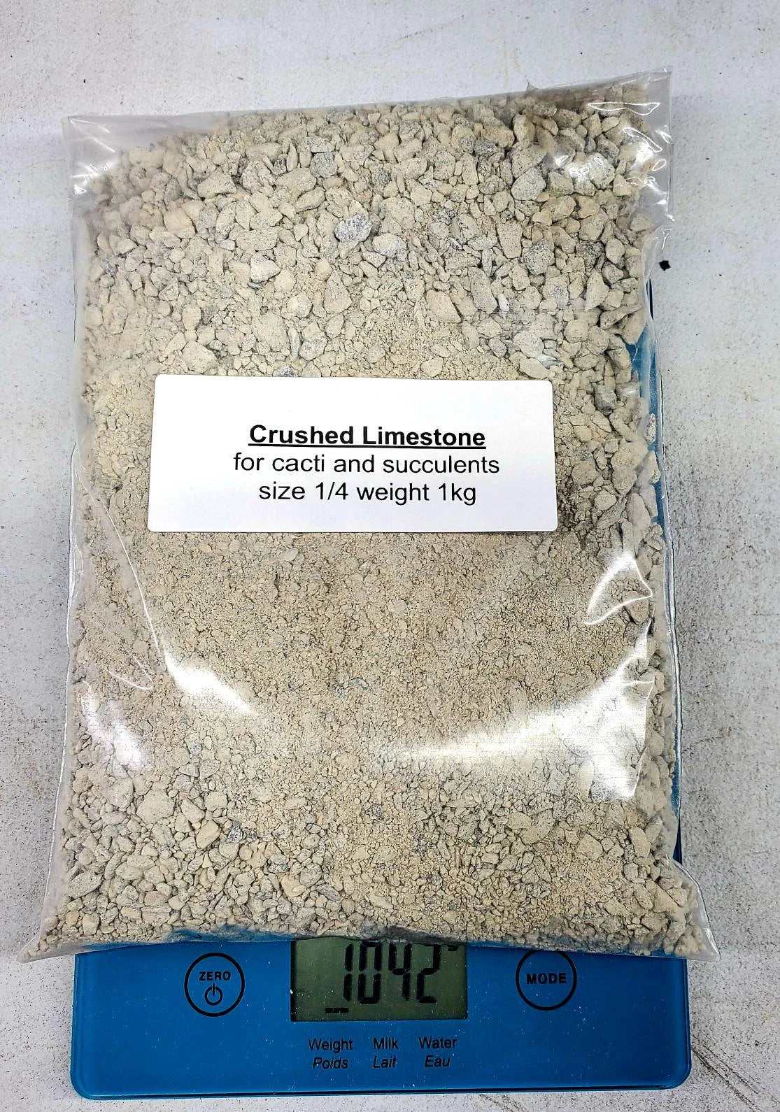 is limestone good for succulents Crushed Limestone 1/8-1/4 1kg